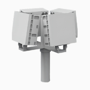 X Band 5 km Quad Panel Radar 1700W 