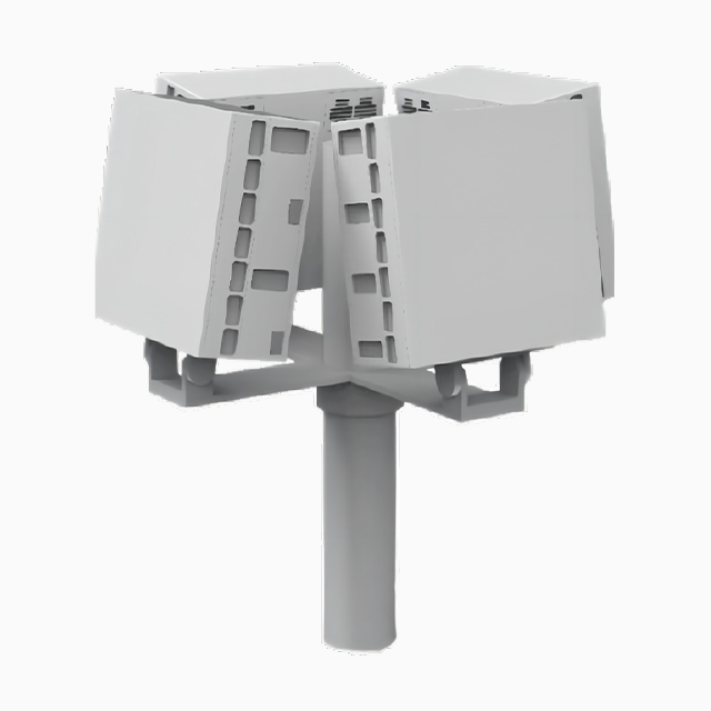 X Band 5 km Quad Panel Radar 1700W 