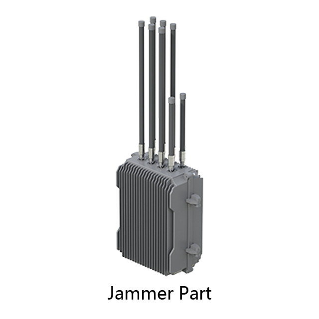 Pro UAV Defender Detection & Jamming ប្រព័ន្ធមុខងារពីរ